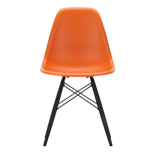 Cadeira Eames em Plástico DSW / Base Maple Preto